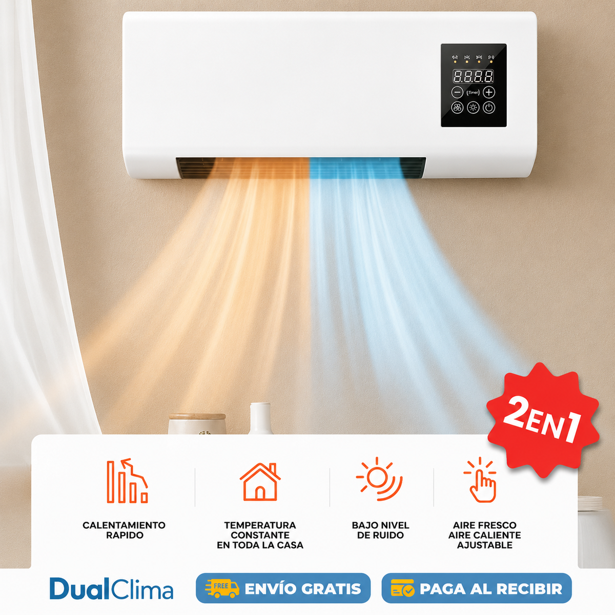 ❄️☀️ DualClima Smart: AC Que Enfría y Calienta