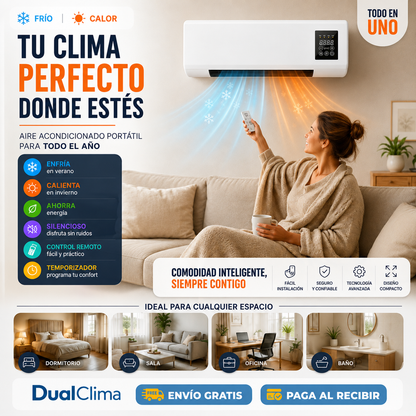 ❄️☀️ DualClima Smart: AC Que Enfría y Calienta